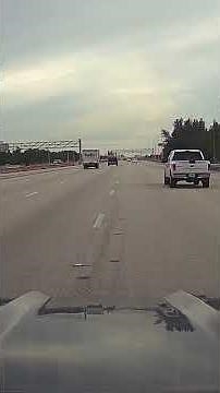 Driving south on I-75 via the turnpike towards Miami. Light Saturday traffic.