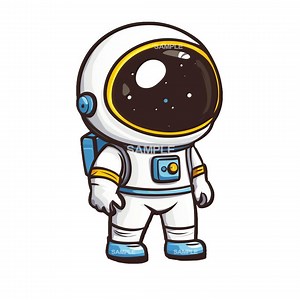 Art - Cute Spaceman Astronaut Clipart | High Quality PNG for Commercial Use | Whimsical Space Graphics - Etsy