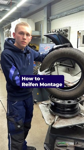 99K views · 442 reactions |  Reifen aufziehen – so läuft die Montage...
