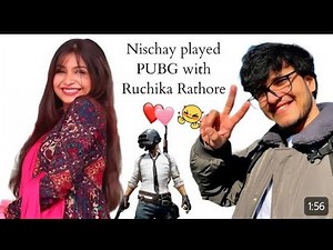 Triggered Insaan play pubg with ruchika Rathor 🥰