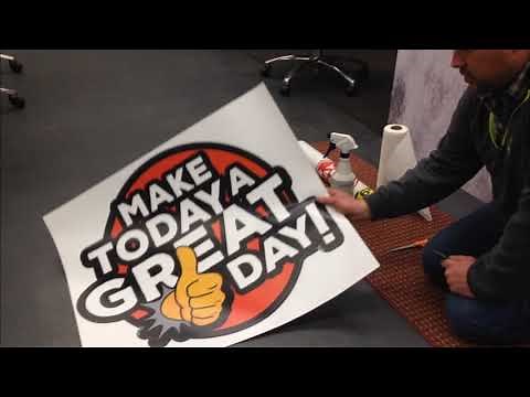 How to Install Floor Graphic Decals