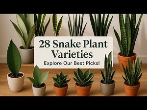 28 Varieties of Snake plants (check out our popular Snakeplant lists)