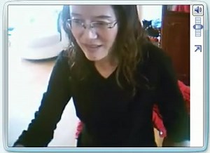 Chinese Wifey on Webcam