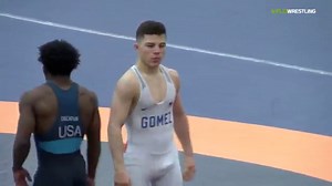 2018 Marine Corps US Open/UWW Junior Freestyle 61 Finals - Austin Gomez (C-RTC) Vs. Jordan Decatur