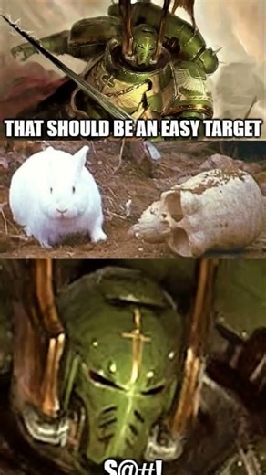 Killer Rabbit #warhammer40k #warhammermemes #darkangels #rabbit #montypython #art #shorts #fyp
