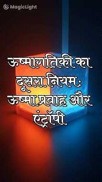 Second Law of Thermodynamics! Entropy!#Entropy#ScienceShorts#PhysicsFacts