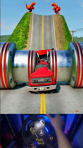 Crazy Accident in Game 😨 #gamingRealistic Car Crash Simulator 🚗🔥 | Gaming Shorts#cargames