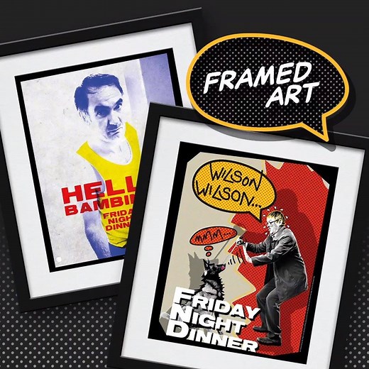 22K views · 603 reactions | Exciting news today, bambinos! We've launched a brand new Friday Night Dinner shop filled with t-shirts, hoodies, bags, mugs, cushions, towels, a lovely bit of squirrel and more! Check it out at https://www.fridaynightdinnershop.com/ now! | Friday Night Dinner | Facebook