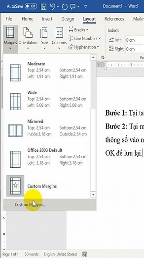 How to adjust margins in Word #shorts #viral #wordtips