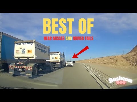 DASHCAM CATCHES INSANE NEAR MISSES 2025 COMPILATION DASHCAM CRASHES