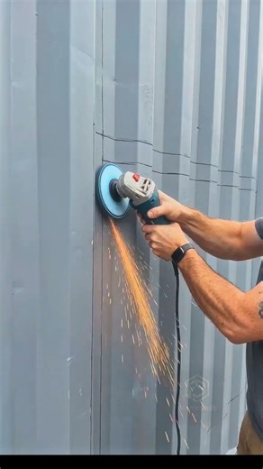 Rusted Shipping Container → Luxury Poolside Bar Transformation