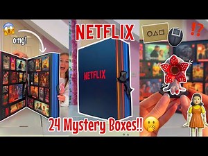 [ASMR] UNBOXING THE *WORLDS BIGGEST* MYSTERY NETFLIX ADVENT CALENDAR 2025!!😱🎬⁉️(24 MYSTERY BOXES!🫢🎁)