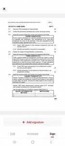 ACTIVITY 2: HOME WORK2.1 Give any TWO examples of fringe bene... | Filo