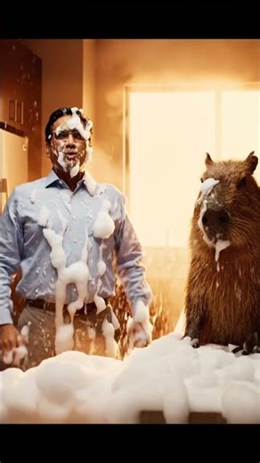 Capybara's Hilarious First Job Interview! 😂 #funnyanimals #capybara