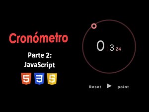 Cronómetro en Javascript | Parte 2