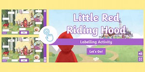Little Red Riding Hood Interactive Labelling Activity