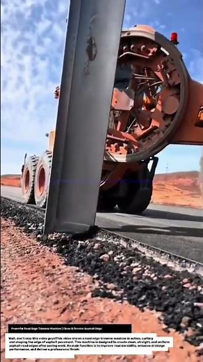 Powerful Road Edge Trimmer Machine | Clean & Precise Asphalt Edge Cutting Technology.