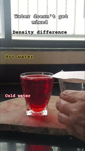 science # density difference #shortfeed #ytshorts #experiment #funny