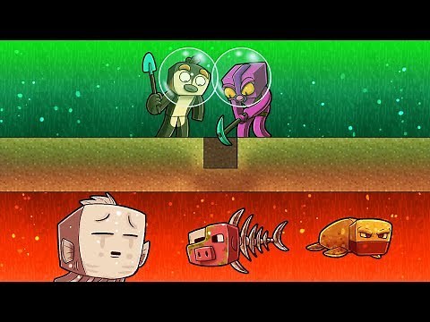 WHAT'S UNDER THE TOXIC OCEAN FLOOR? (Minecraft Island Survival)