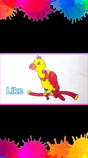 How to Draw a Vulture 🦅 | Easy Step-by-Step Drawing for Kids #shorts
