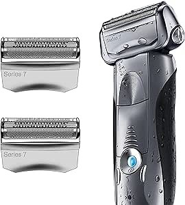 2Pack Series 7 Replacement Head for Braun Series 7 Foil Shaver Replacement Heads Compatible with 70s Replacement Compatible with Series 7 Shavers 70s 720,750CC, 760CC,790CC,9565 Foil Shaver
