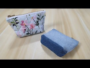 Easy Quilted Zipper Pouch | Easy Zipper Pouch Sewing Tutorial for Beginners #diy #handmade