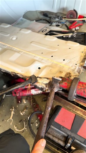 Rear Chassis Floor Repair – Yaris Frame Reborn! #carrepair #ซ่อมรถ