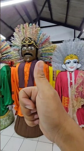 Ondel Ondel Banyak Banget 😍 - Keluarga Ondel Ondel Betawi ❤️ #shorts #trending #ondelondel