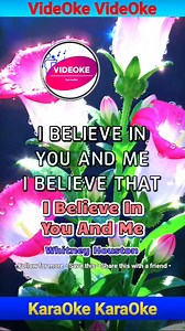 I Believe In You And Me - Whitney Houston #karaoke | VideOke / KaraOke