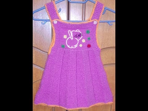 sarafan tricotat -tutorial pentru incepatori