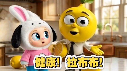 健康！拉布布！Healthy Labubu with Lemon !