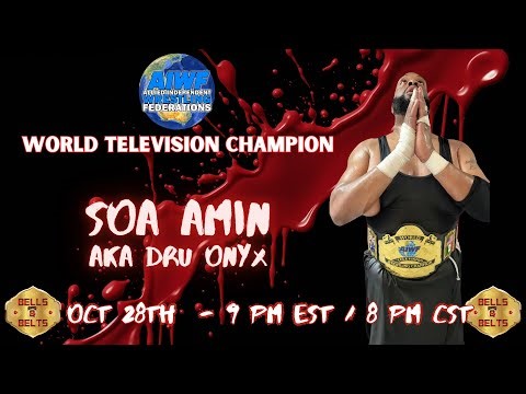 EXCLUSIVE Interview with SOA Amin #AIWF #World #Television #Champion #Wrestling