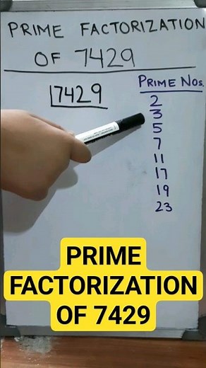 Prime Factorization of 7429