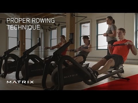 Proper Rowing Technique on the Matrix Rower | Matrix Fitness