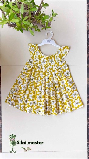 Baby Frock Cutting and Stitching | Easy DIY Baby Dress Tutorial | Step by Step