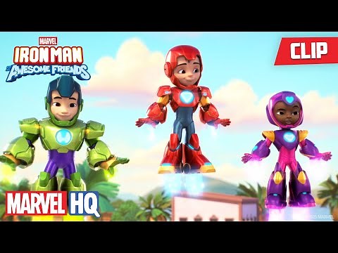 Iron Friends Take on Ultron | Marvel’s Iron Man and his Awesome Friends
