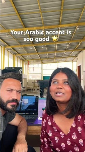 Your Arabic accent is soo good 😊 | #challenge #arabic #youtubeshorts