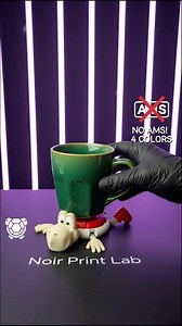 Super Mario Koopa Troopa Coaster 🐢 3D Printed Without AMS! (4 Plates) #Shorts