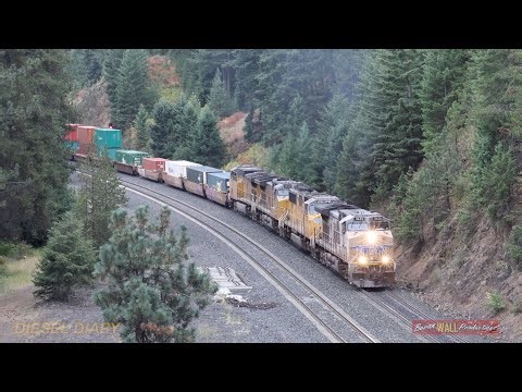 Huge UNION PACIFIC trains - Precision Railroading - La Grande Subdivision - Oregon - September 2025