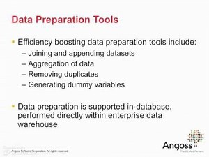 Data Preparation Tools - Angoss Analytics Software Suite