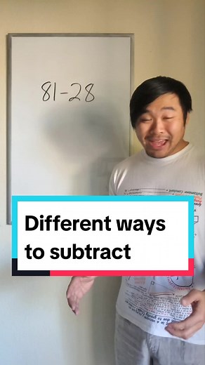 Different ways to subtract besides the standard algorithm #math #mathematics #maths #mathteacher #mathtok
