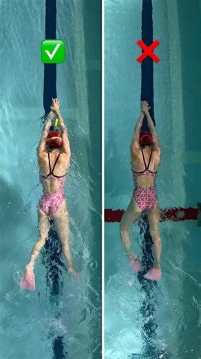 山崎裕太 | 泳ぎのコーチ | バタ足もっと上手くなりたい！ 進むための「キックの打ち方」について🧐 ただ脚をバタバタするだけじゃないよ❌ お水を後ろへ流すためには、体をどう動かしたら良いかな？ みんなも真似して考えてみてね。 #flutterkicks #バタ足 #swimcoach | Instagram