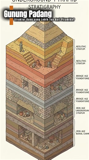 Gunung Padang: Struktur Kuno yang Lebih Tua dari Piramida? #faktaunik #sejarah #viral #short