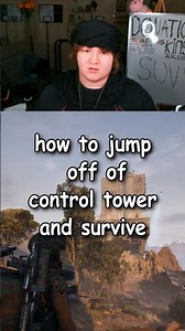 how to fall off control tower and survive #arcraiders #anidevvera #viral