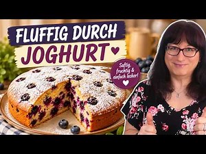 Heidelbeerkuchen selber backen | Fluffig, saftig und unglaublich lecker!