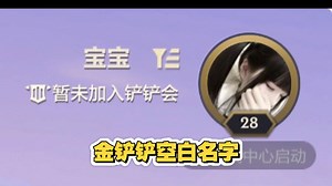 金铲铲之战改名字：空白名，单字名，双字名，重复名，明星名，职业选手名。任何热门名字都可以改成！