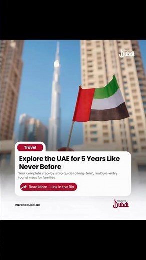 UAE 5-Year Tourist Visa Explained ✈️ | Family Multiple Entry Guide 2026