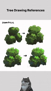 39K views · 1K reactions | How to Draw Trees & Foliage  Credits to...