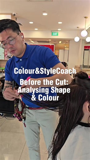 Before the Cut: Analysing Shape & Colour Part 1 #HairEducation #Keyscolourseries #hairtransformation #kcgroup #kcgroup @KCPRO Academy @apgujeonghairstudio