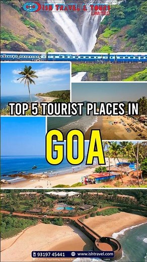 Top 5 Tourist Places In Goa You Must Visit | Goa Tour | Beaches, Waterfalls & Forts #Goa #GoaTrip